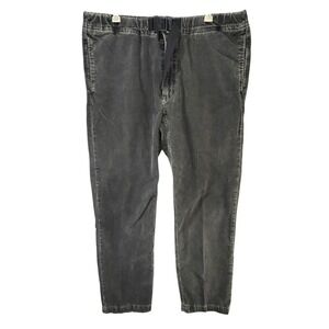 Gramicci Corduroy Pants Mens L Gray Belted Tapered Outdoor Hiking Gorpcore Climb